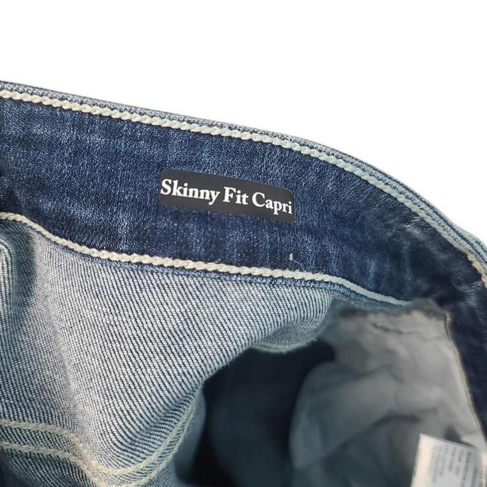 Judy Blue Skinny Fit Capri Jeans Distressed Stretch NWT 16W jb82258 - Picture 4 of 5